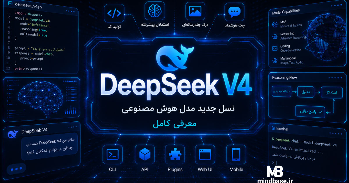 DeepSeek V4 چیست؟ معرفی نسل جدید مدل هوش مصنوعی DeepSeek